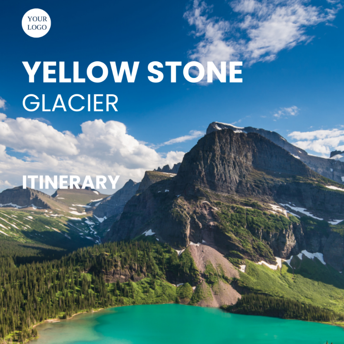 Yellowstone Glacier Itinerary Template - Edit Online & Download