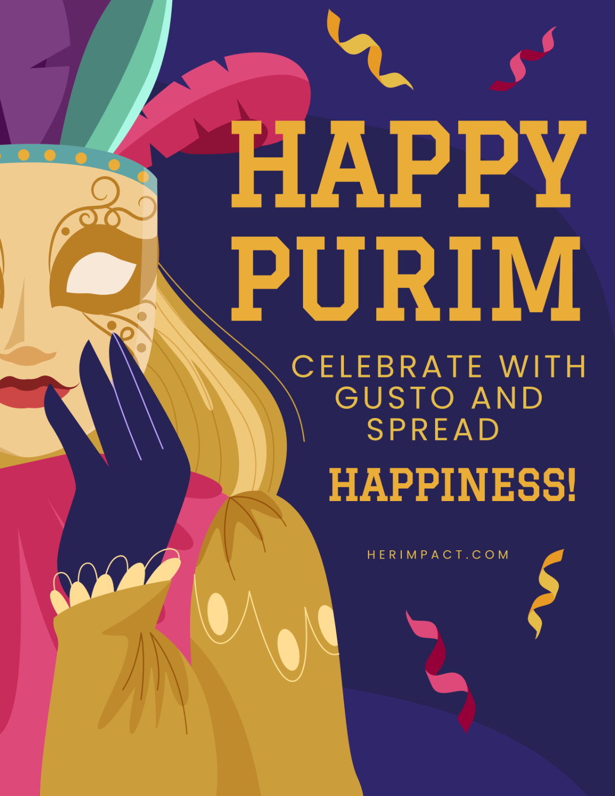 Purim Flyer Template - Edit Online & Download