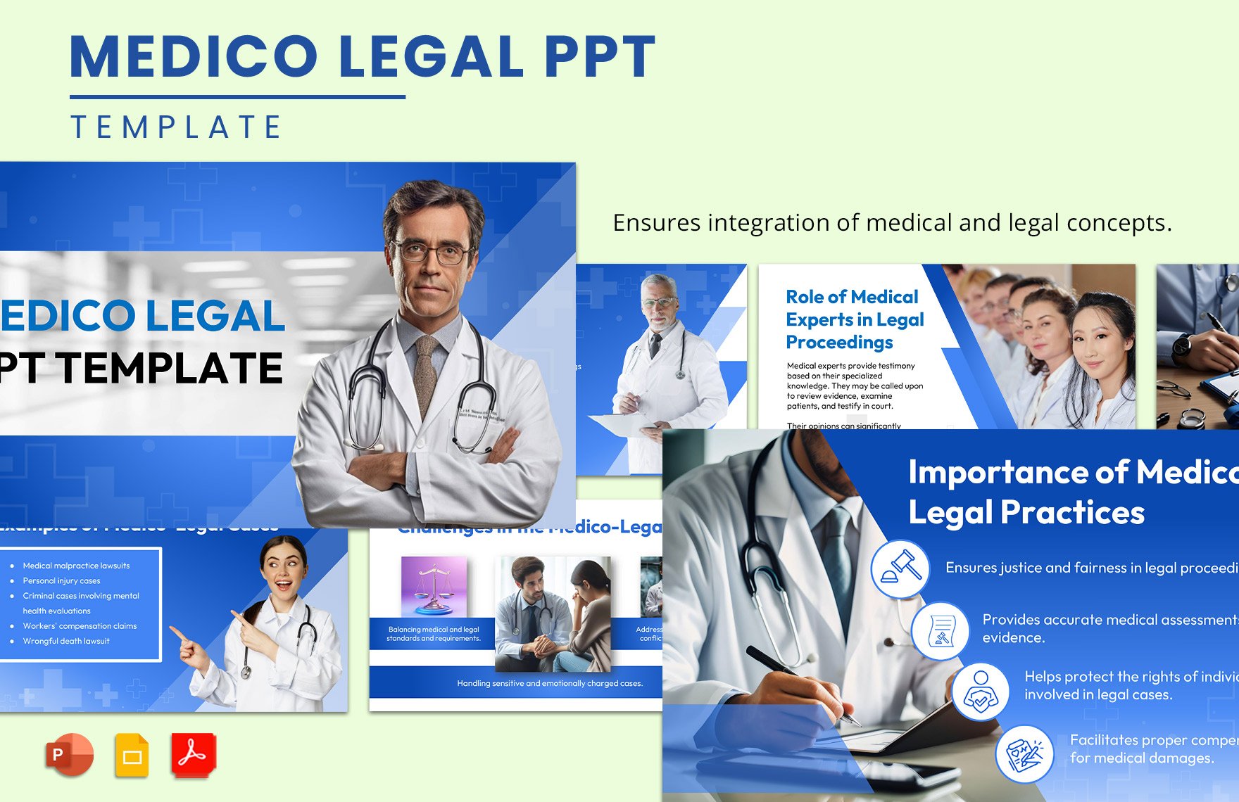 Medico Legal PPT Template
