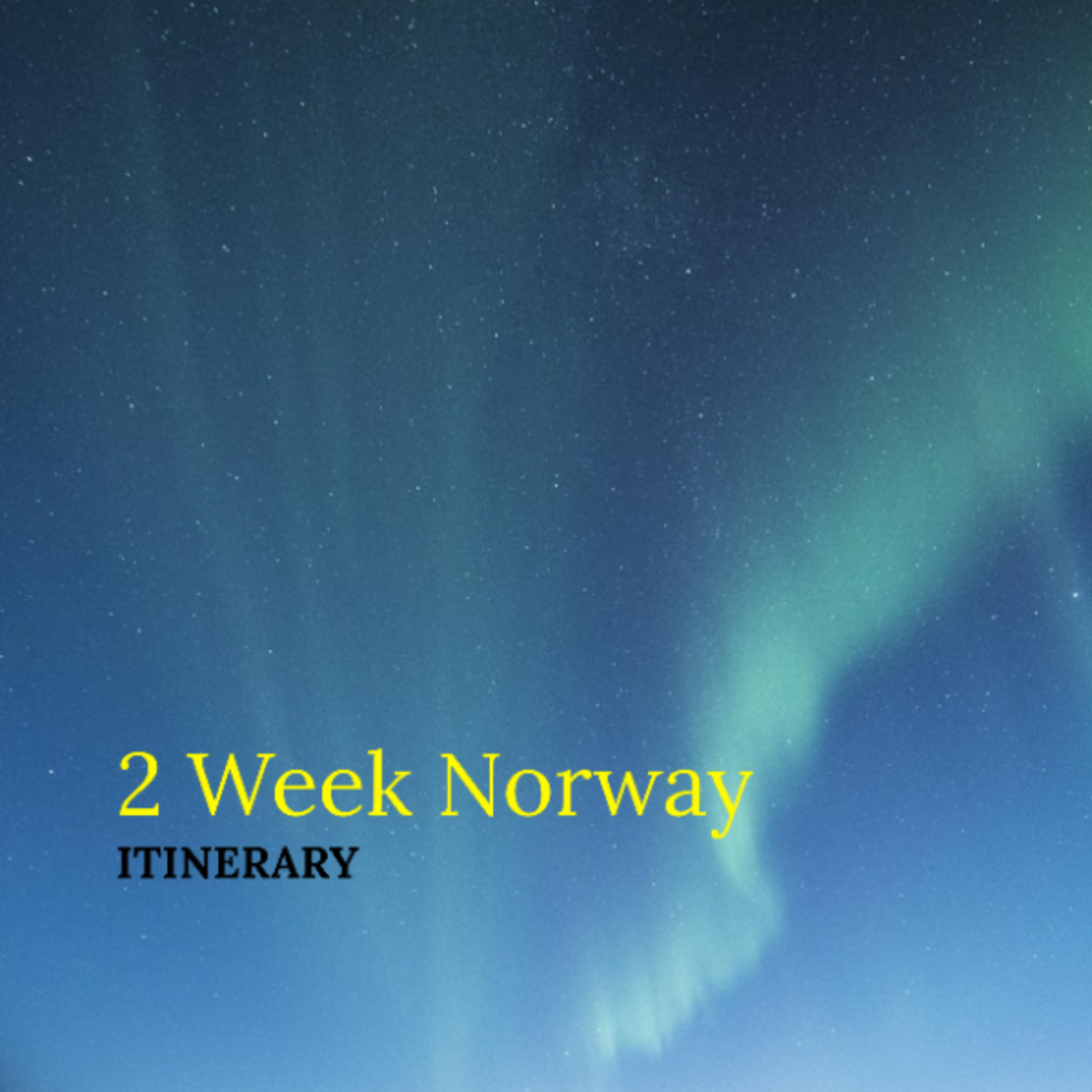 2 Week Norway Itinerary Template - Edit Online & Download