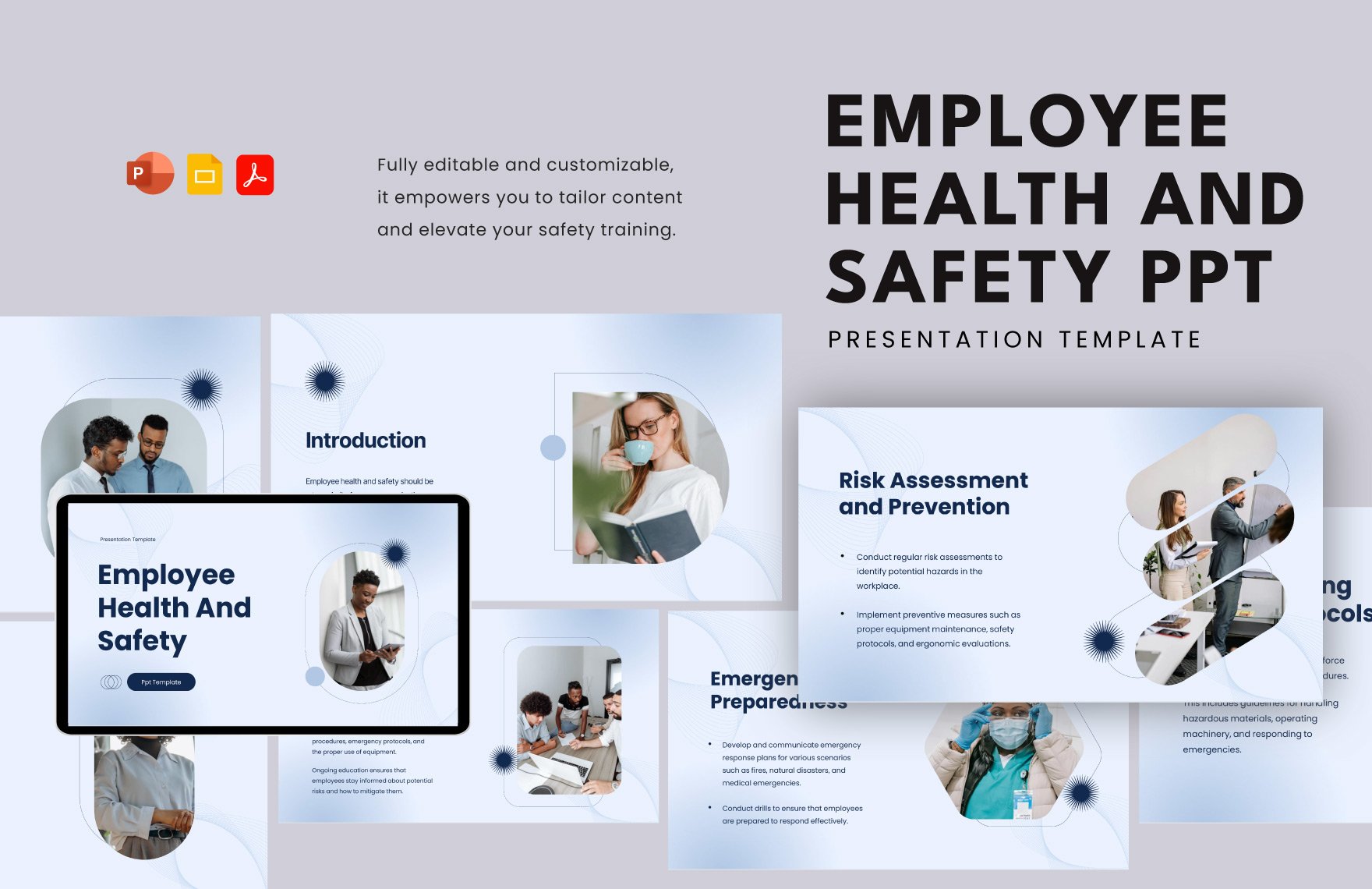 Employee Health and Safety PPT Template