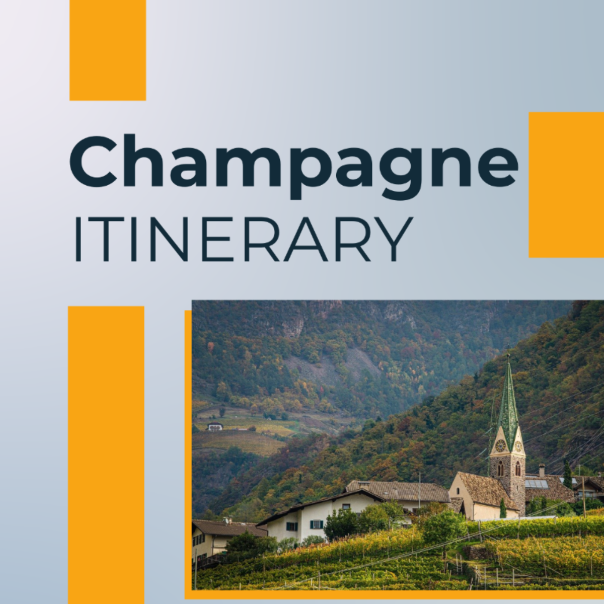 Champagne Itinerary Template - Edit Online & Download