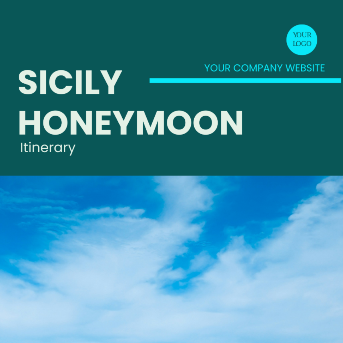 Sicily Honeymoon Itinerary Template - Edit Online & Download