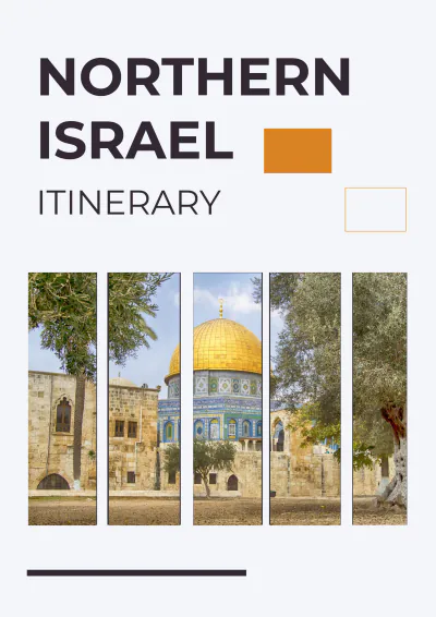 Free Northern Israel Itinerary Template to Edit Online