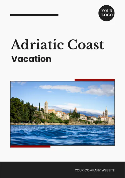 Free Adriatic Coast Itinerary Template to Edit Online