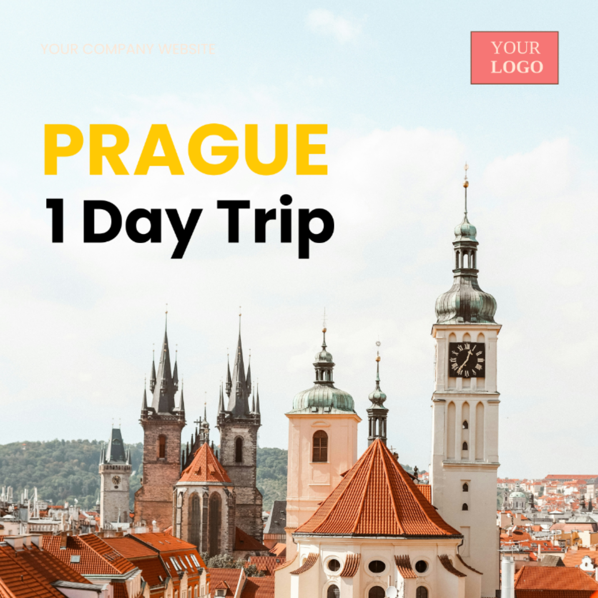 1 Day Prague Itinerary Template - Edit Online & Download