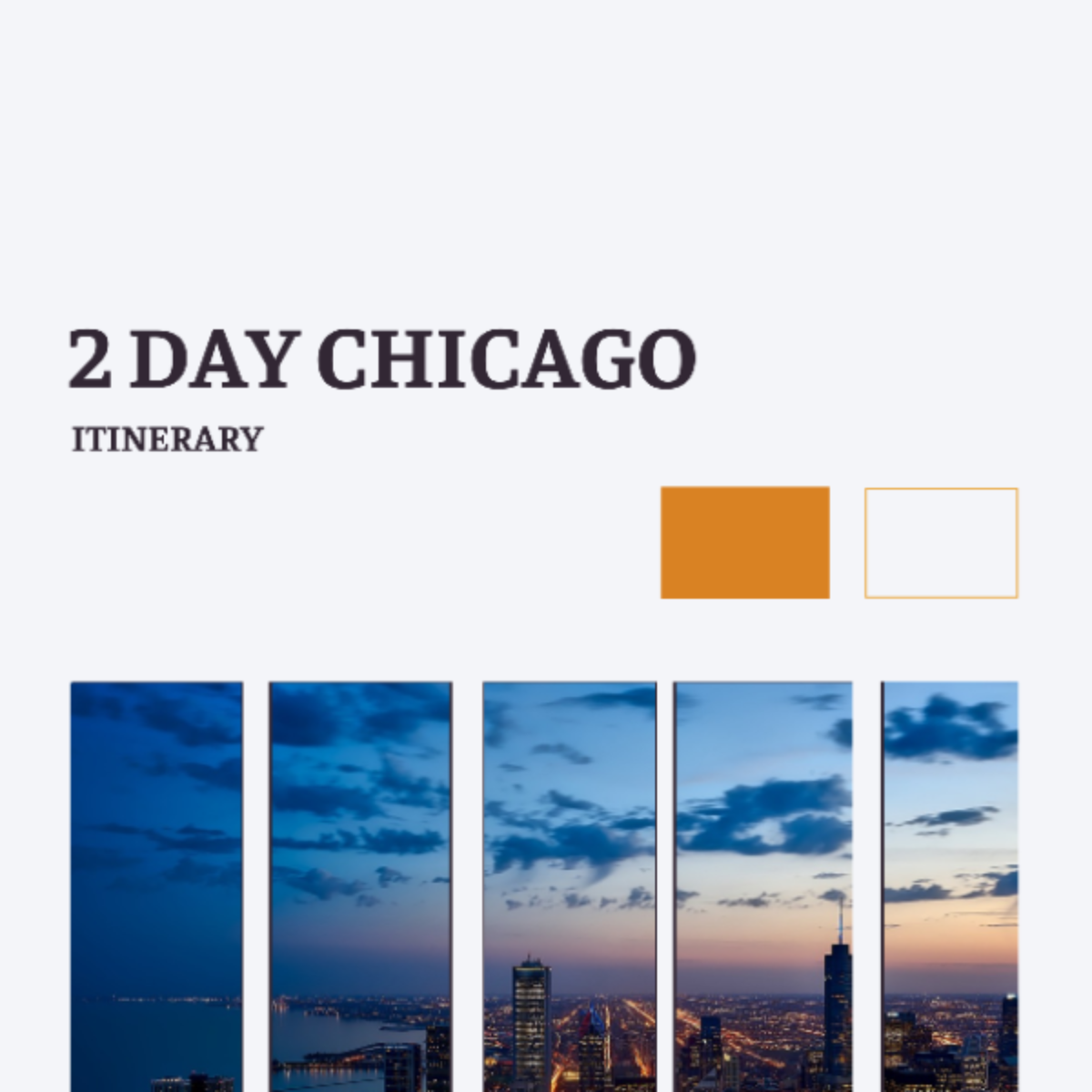 2 Day Chicago Itinerary Template - Edit Online & Download