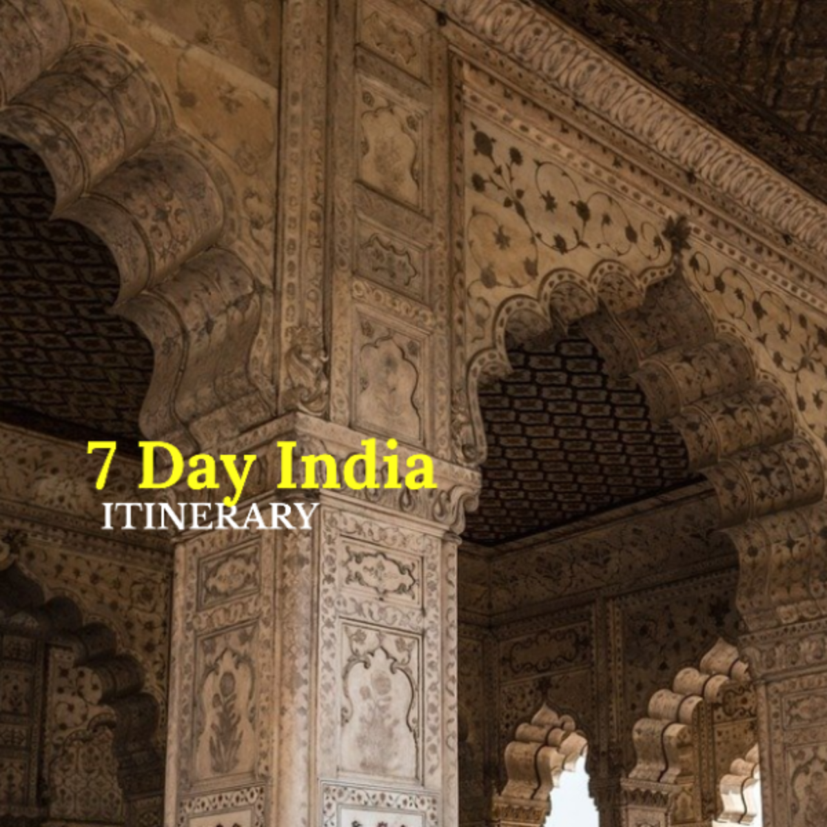 7 Day India Itinerary Template - Edit Online & Download