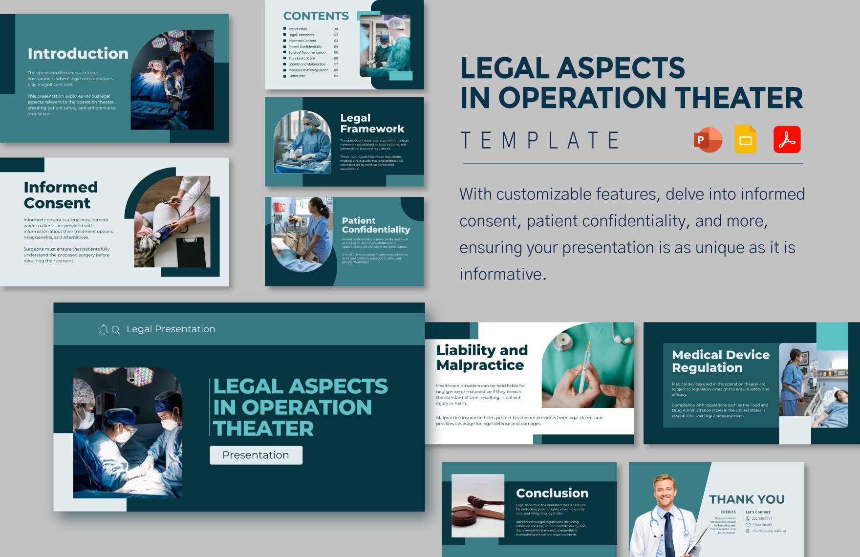 Legal Aspects in Operation Theater Template