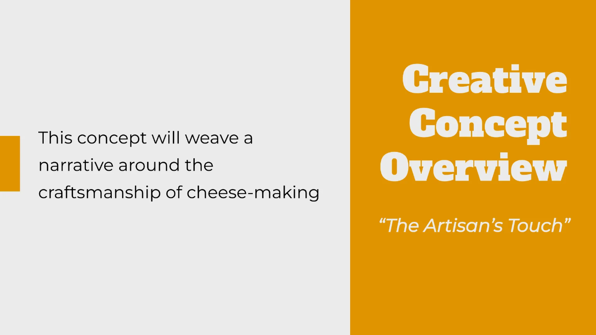 Free Creative Concept Proposal Presentation Template to Edit Online