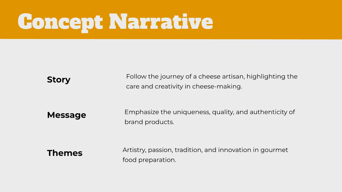 Free Creative Concept Proposal Presentation Template to Edit Online