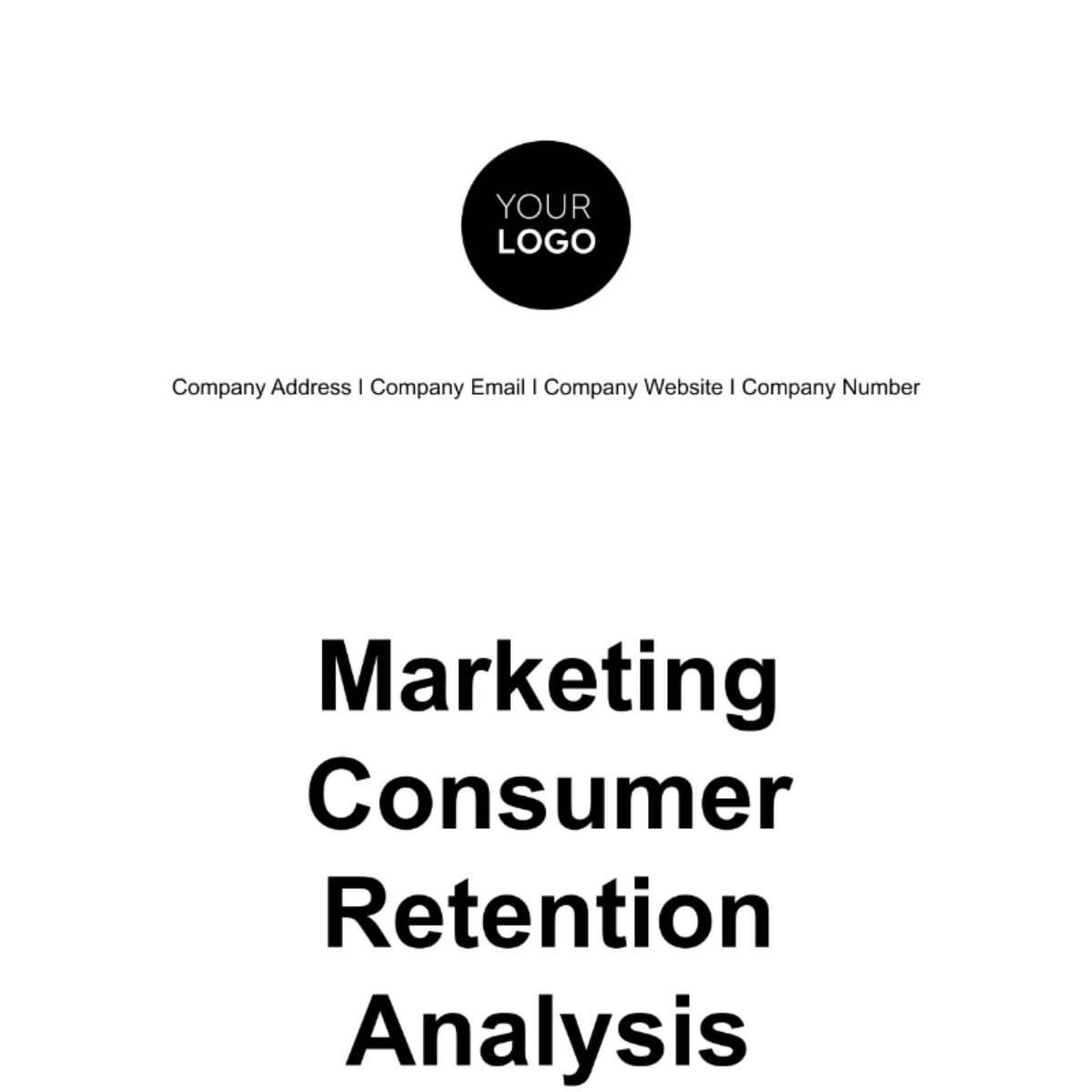 Marketing Consumer Retention Analysis Template