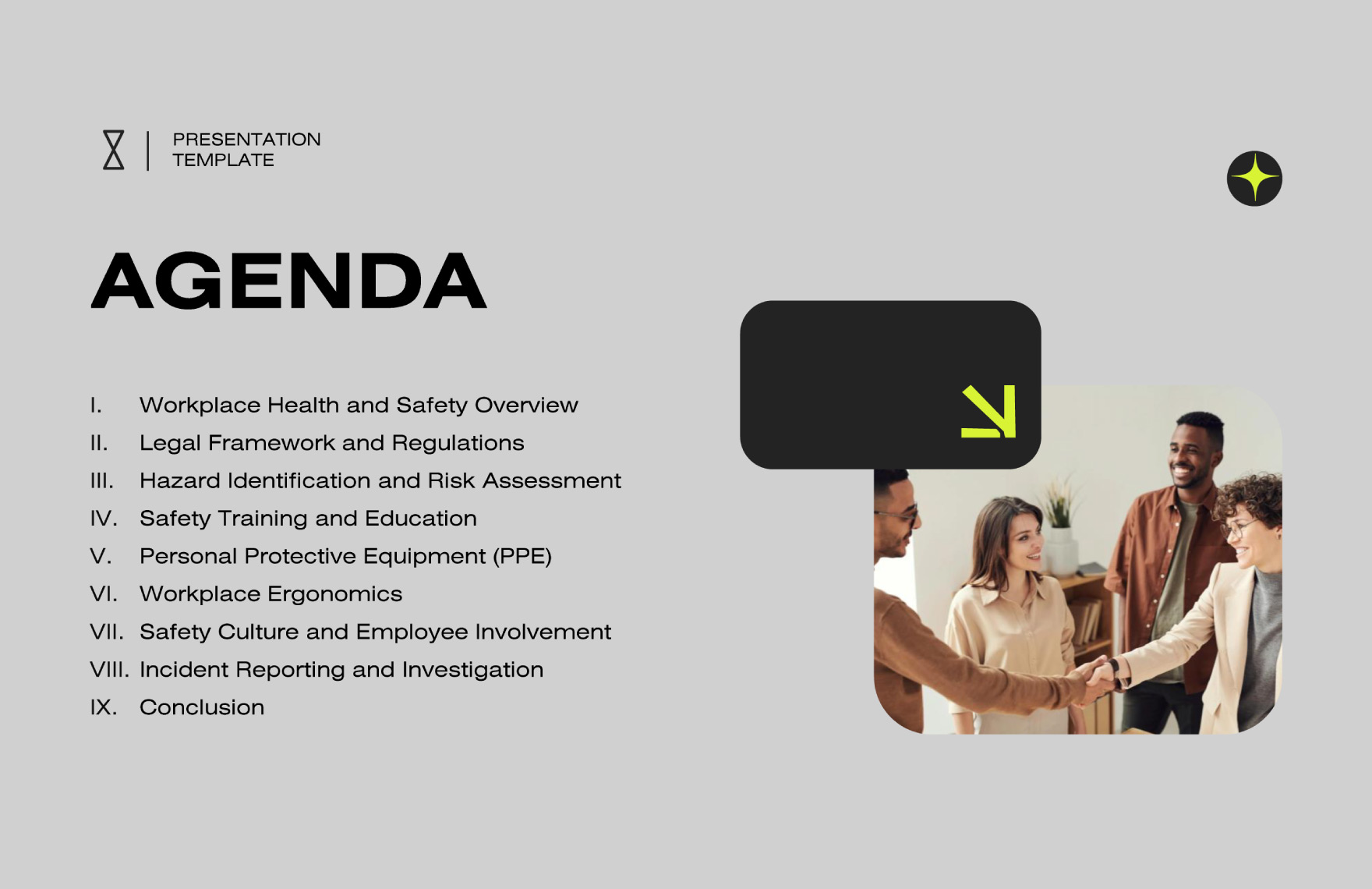 Workplace Health and Safety PPT Template