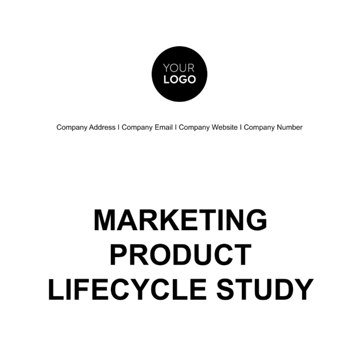 Marketing Product Lifecycle Study Template