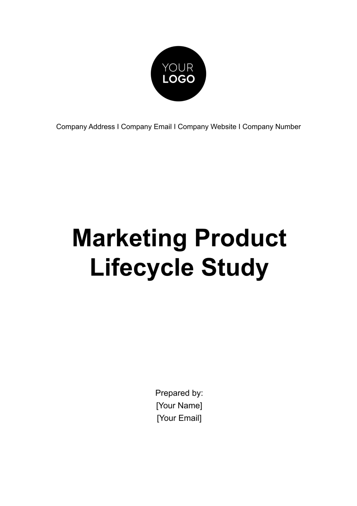 Marketing Product Lifecycle Study Template - Edit Online & Download