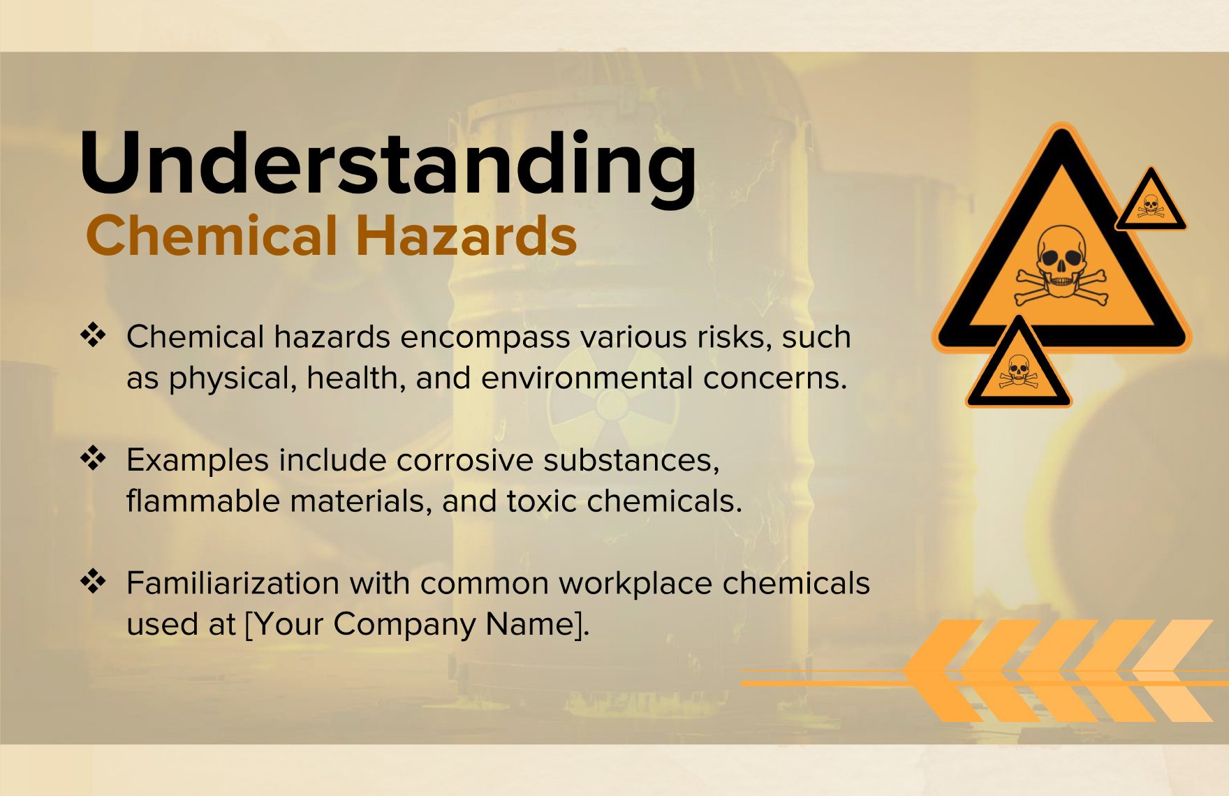Chemical Hazard Management Presentation Template