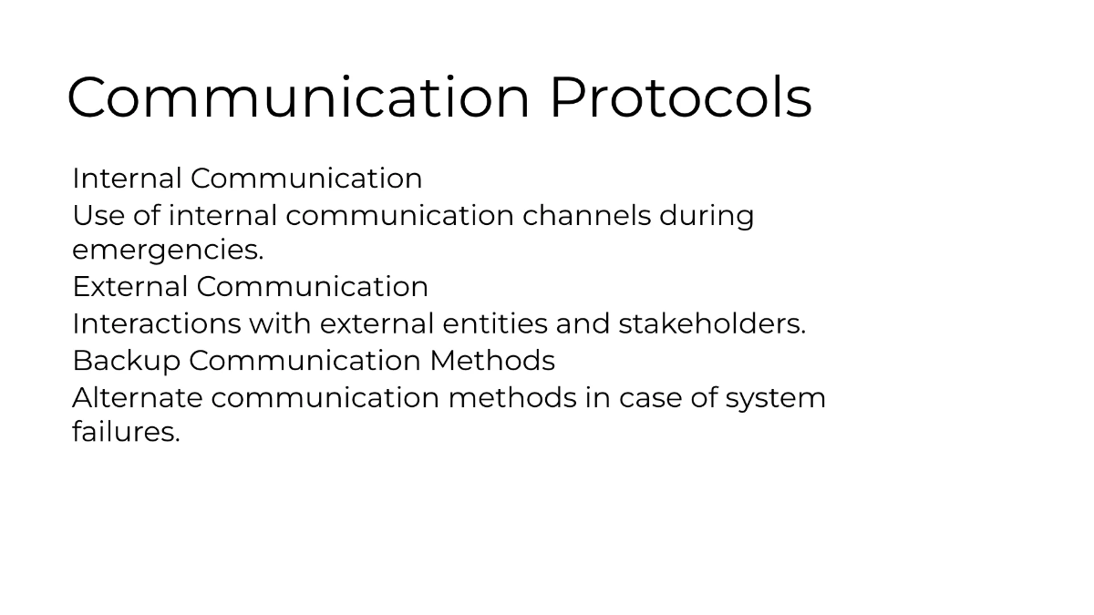 Free Emergency Response Procedures Presentation Template to Edit Online