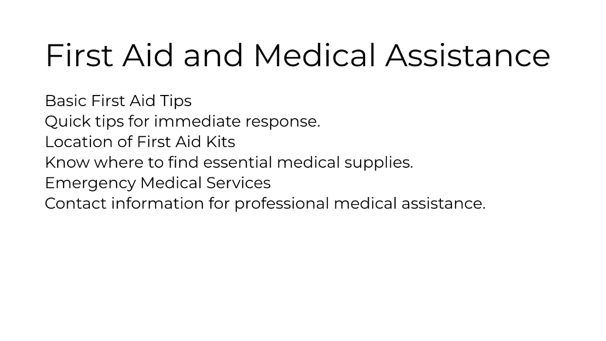 Free Emergency Response Procedures Presentation Template to Edit Online