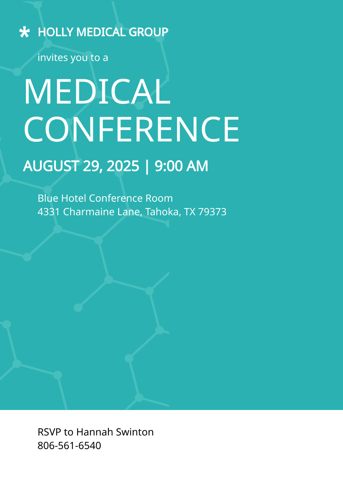 Medical Conference Invitation Template