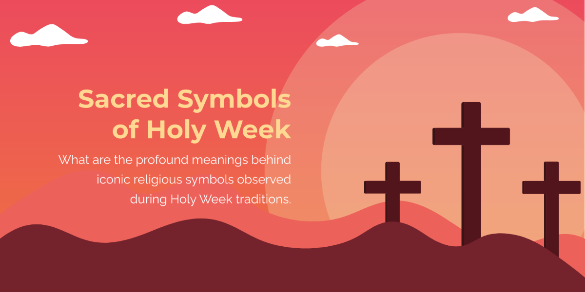 Free  Holy Week Blog Banner Template