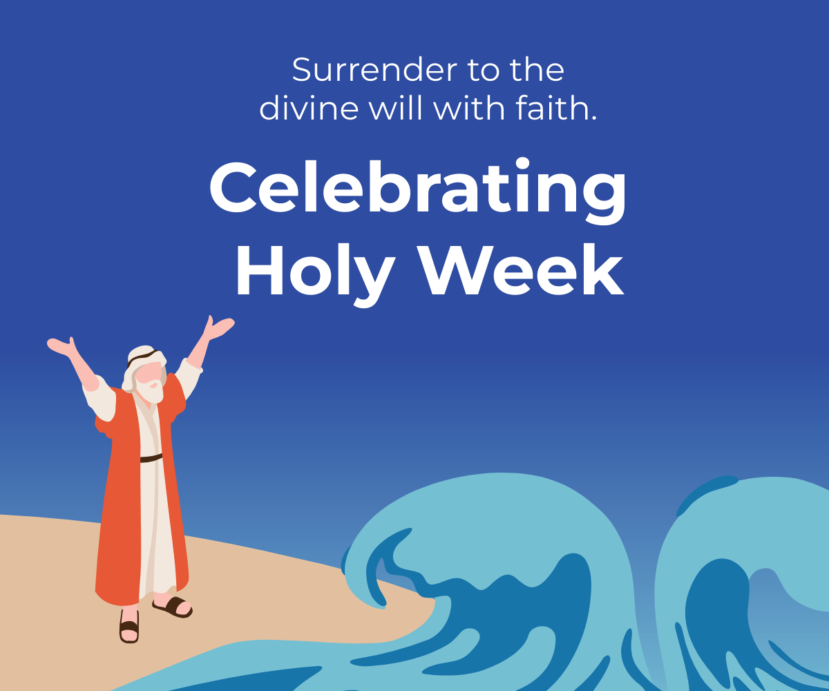 Free  Holy Week Ad Banner Template