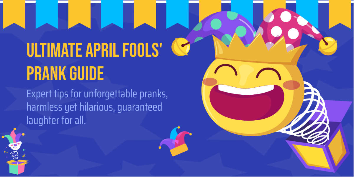 Free April Fool's Day Blog Banner Template