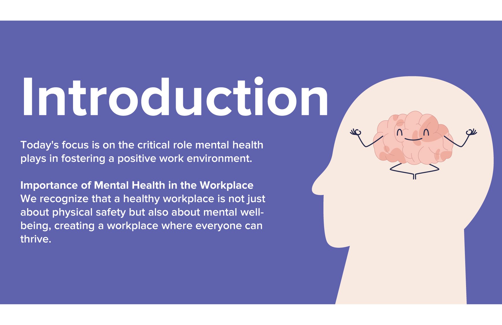 Mental Health in the Workplace Presentation Template