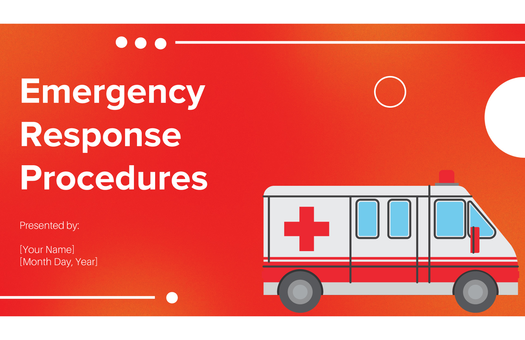 Emergency Response Procedures Presentation Template
