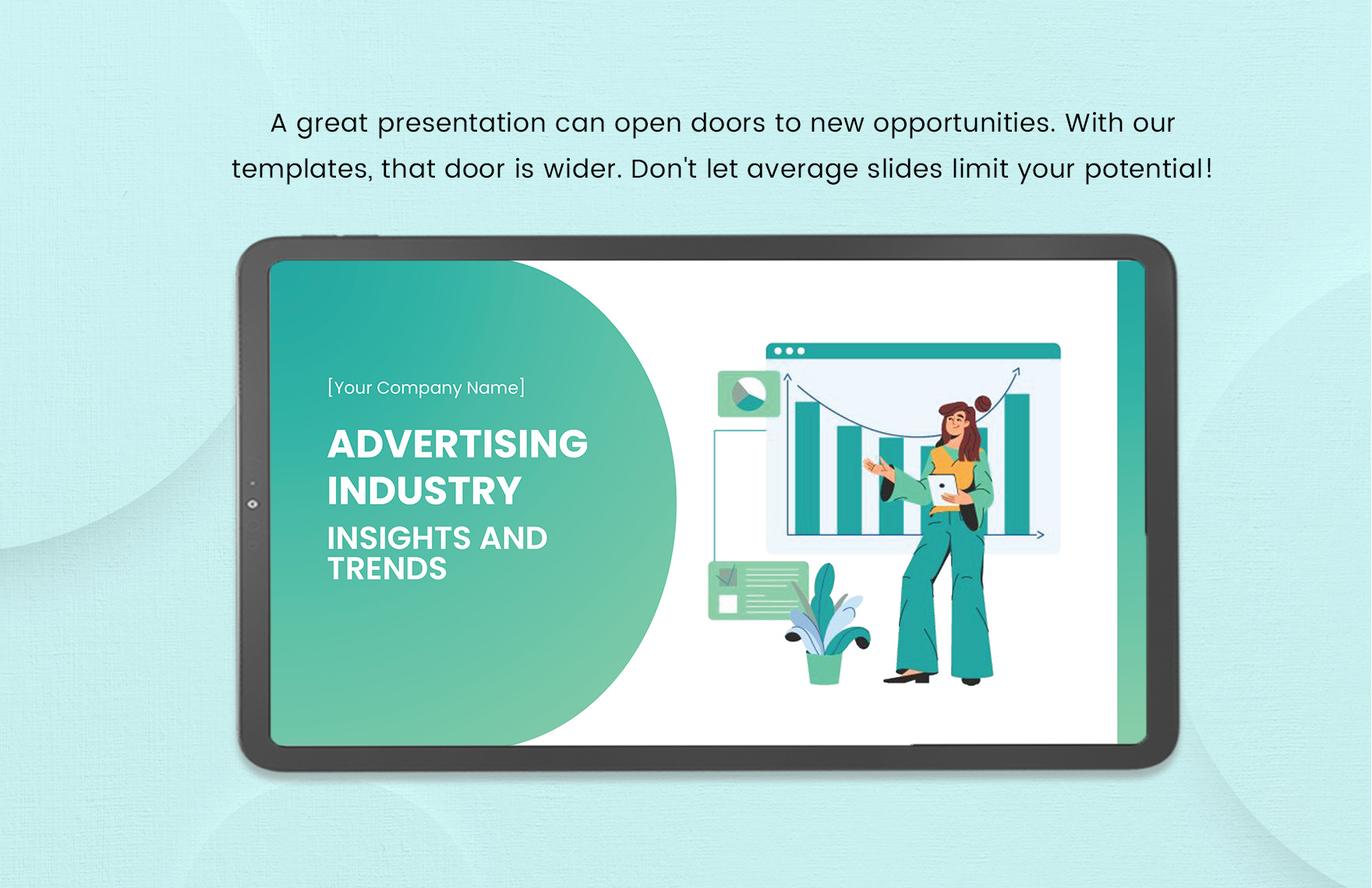 Advertising Industry Insights and Trends Presentation Template