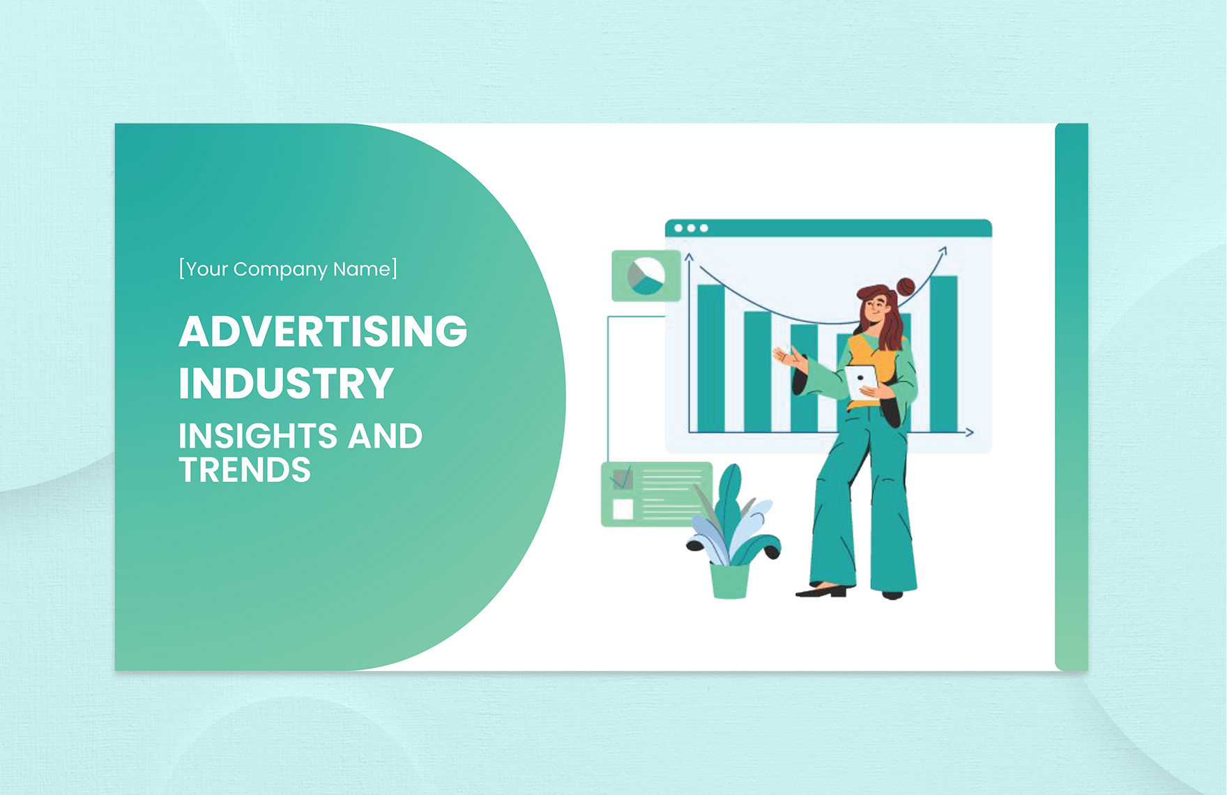 Advertising Industry Insights and Trends Presentation Template