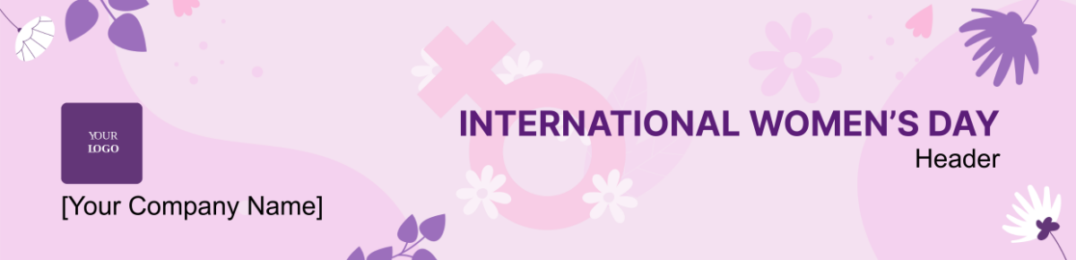International Women’s Day Header Template