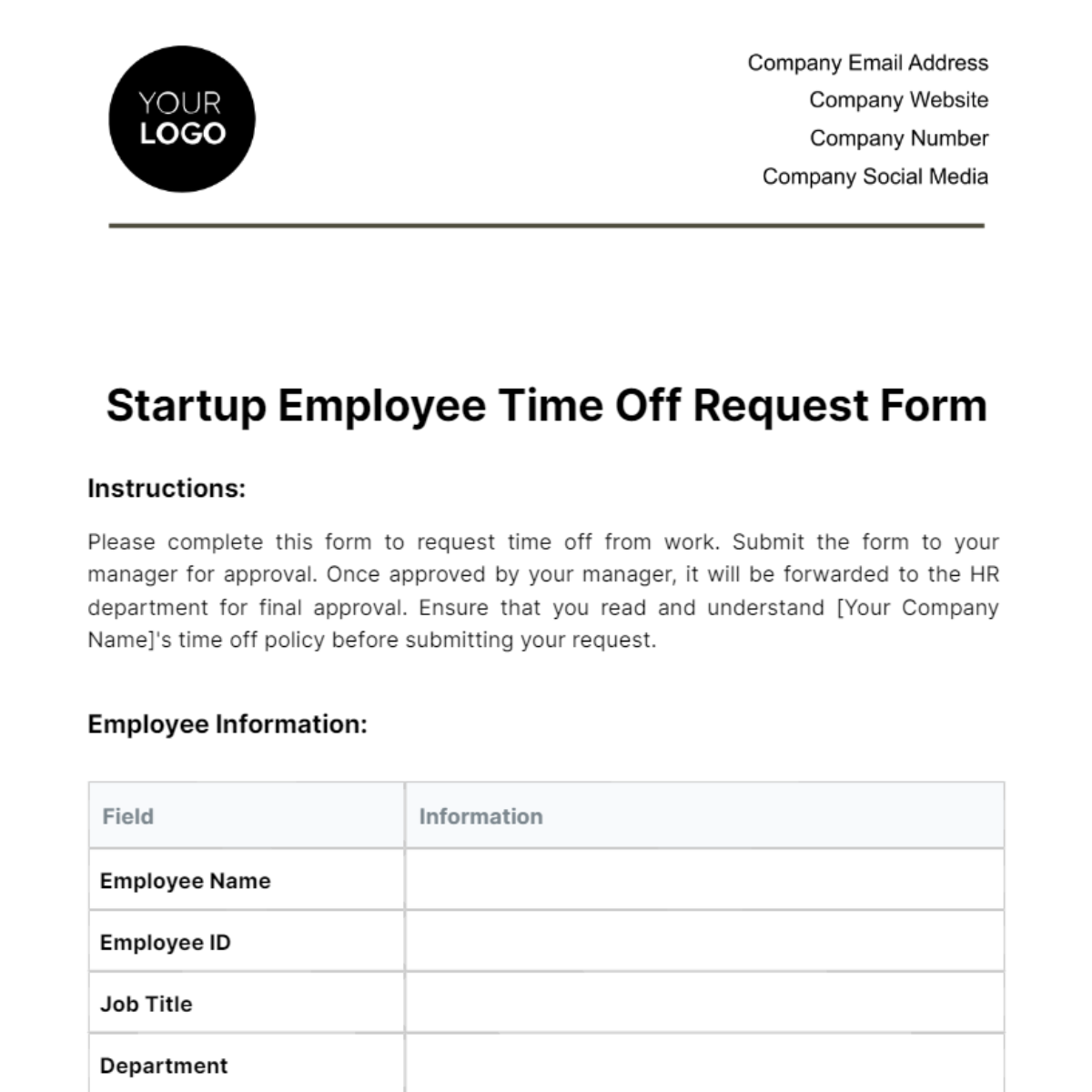 startup-employee-time-off-request-form-template-edit-online