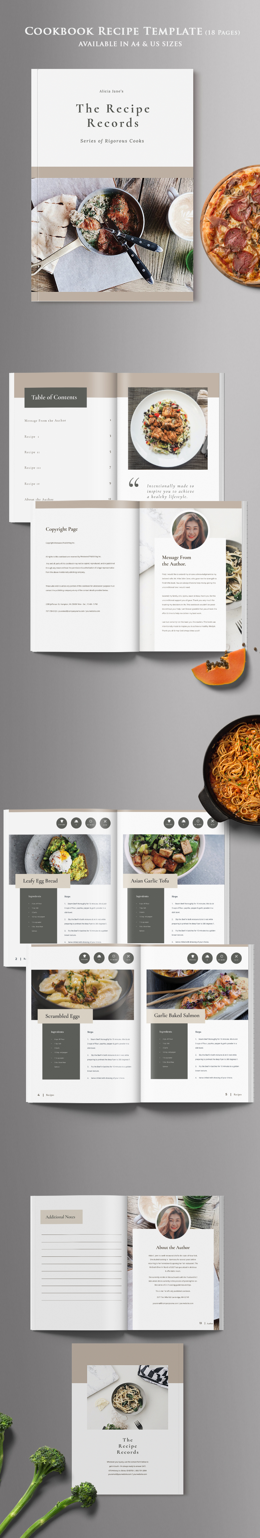 Cookbook & Recipe Template