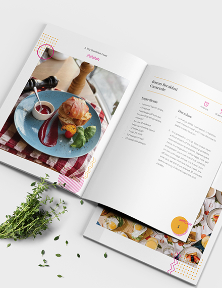 Sample Creative Cookbook Template