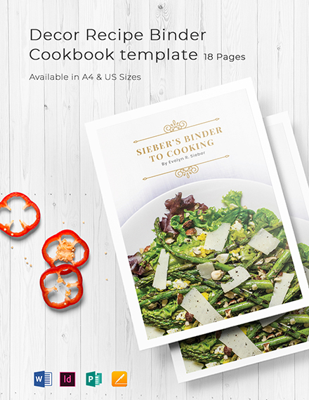 55 Free Cookbook Templates Customize Download Template Net