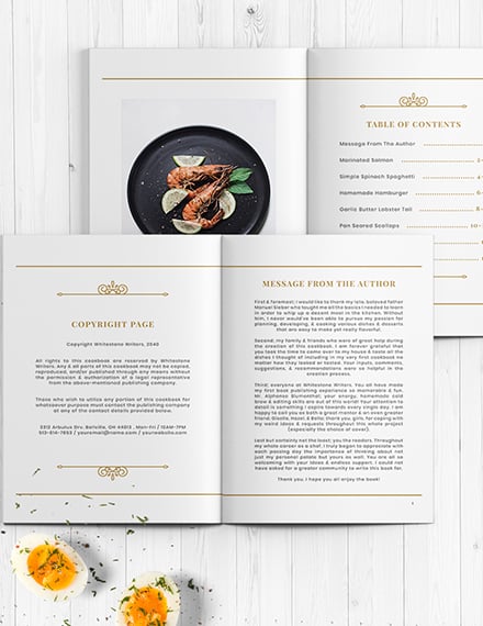 Download Decor Recipe Binder Cookbook template