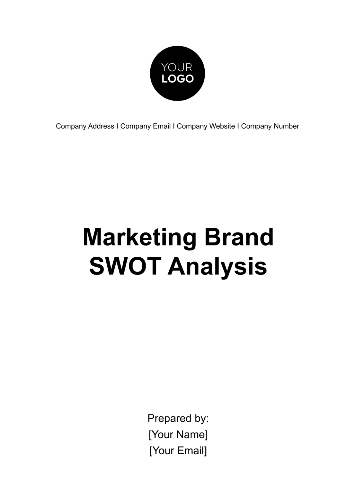 Marketing Brand SWOT Analysis Template - Edit Online & Download