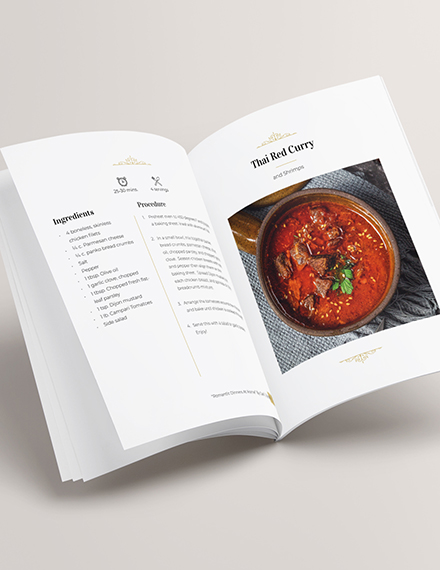 Sample Elegant Cookbook Template