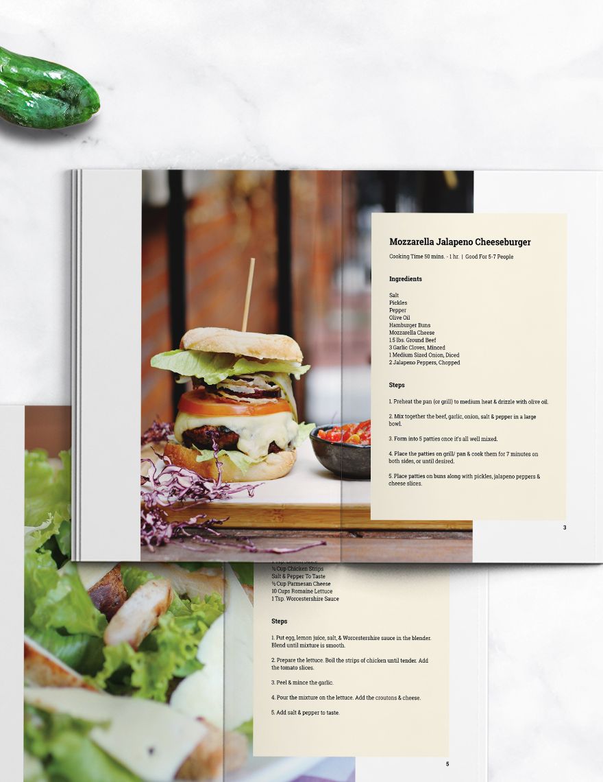 Holiday Cookbook Template