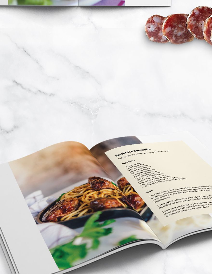 Holiday Cookbook Template