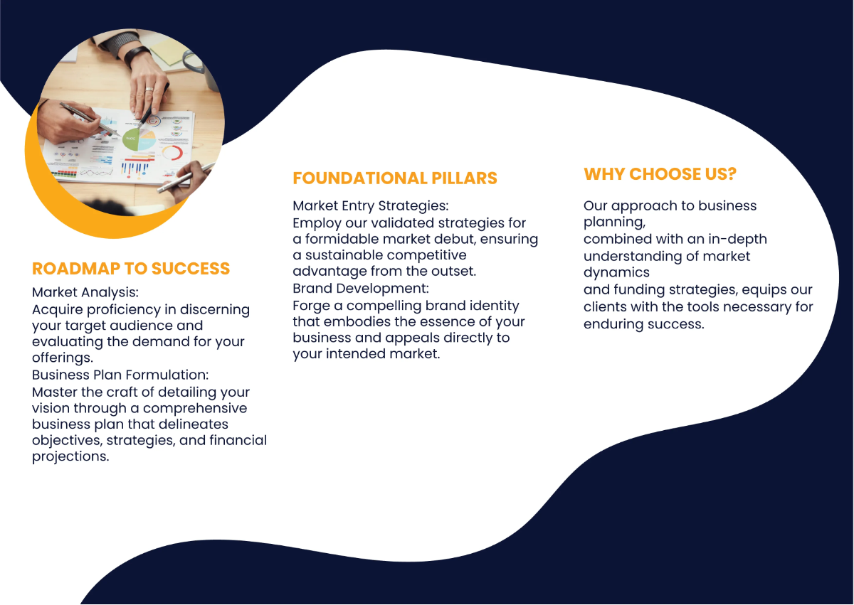 Free Startup Business Planning Guide Brochure Template to Edit Online