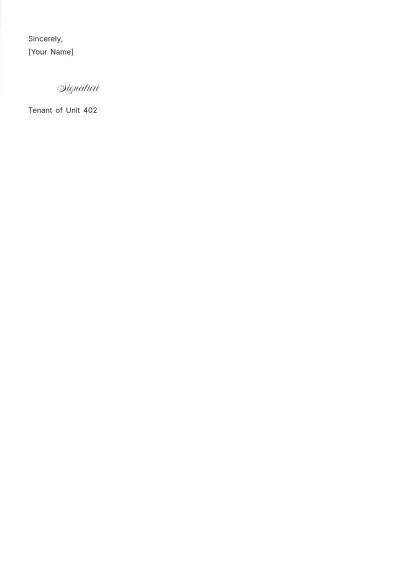 Free 60 Day Notice To Landlord Template to Edit Online