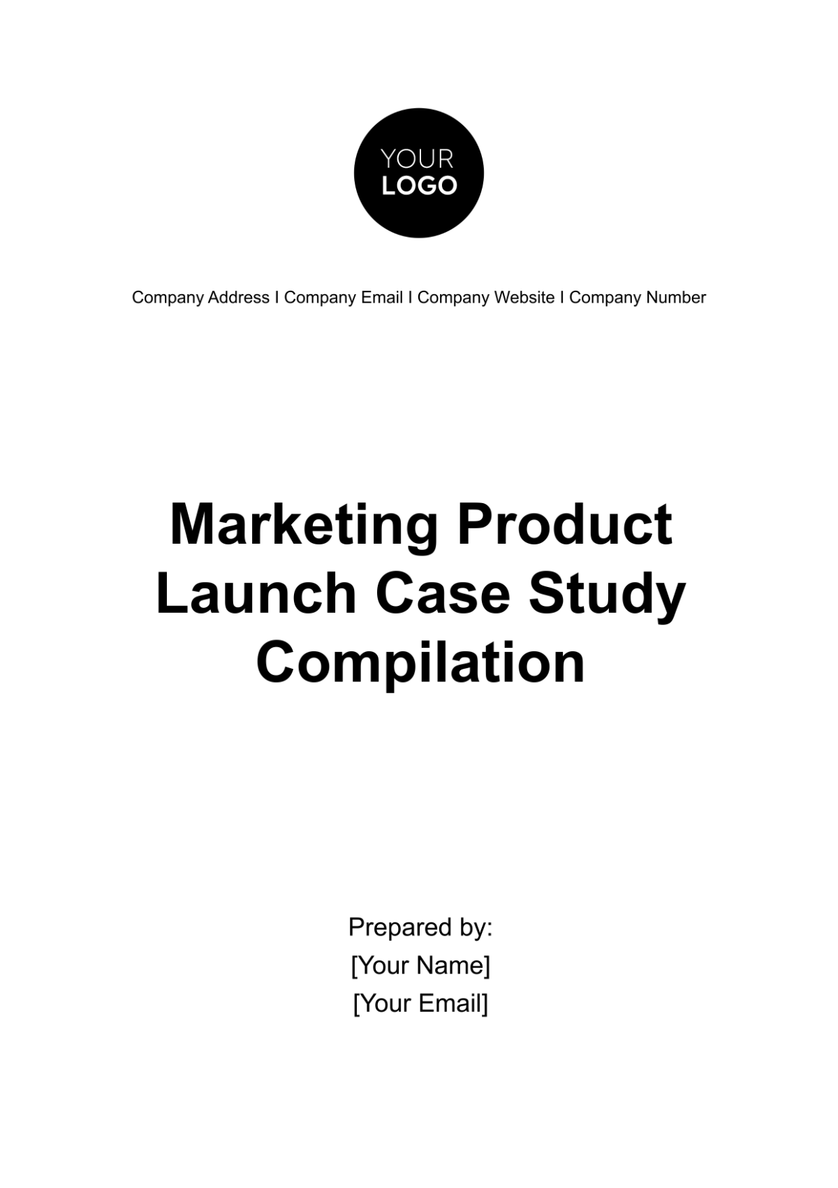 Marketing Product Launch Case Study Compilation Template - Edit Online & Download