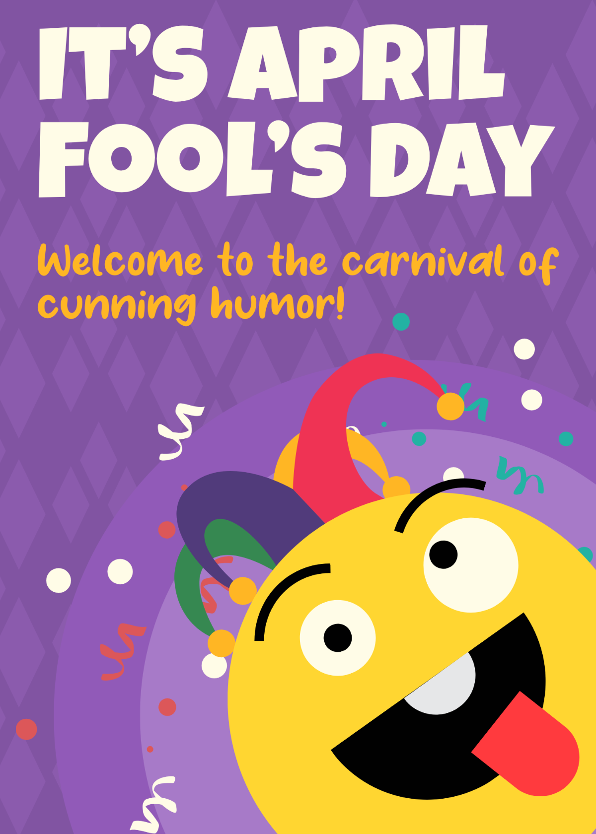 Free  April Fool's Day Invitation Card Template