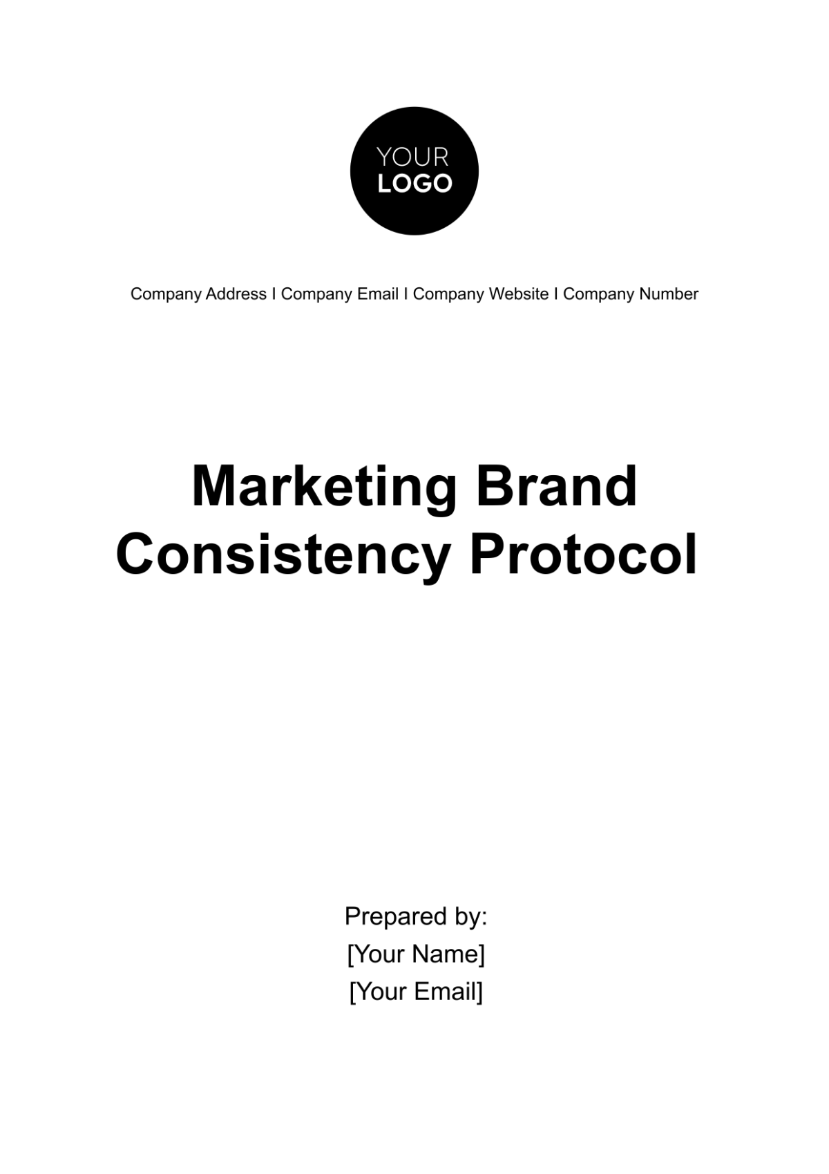 Free Marketing Brand Consistency Protocol Template