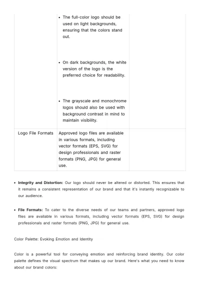 Free Marketing Brand Consistency Protocol Template to Edit Online