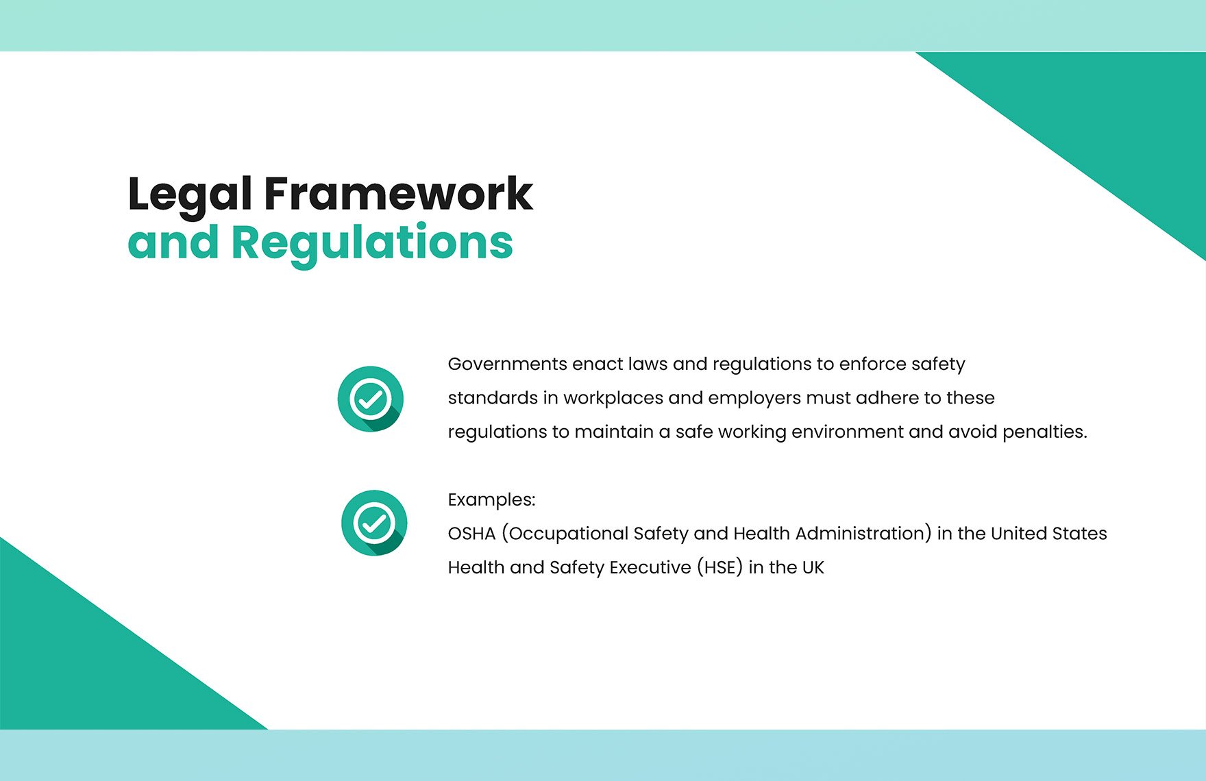 Occupational Health and Safety PPT Template