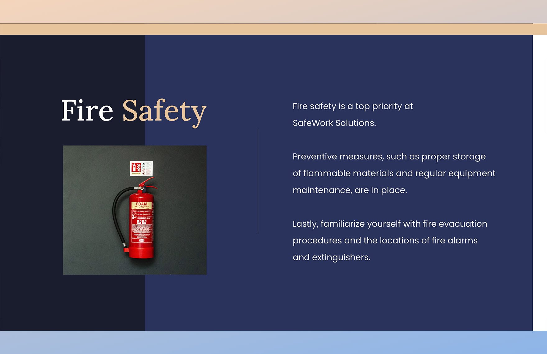 Health and Safety Induction Training PPT Template