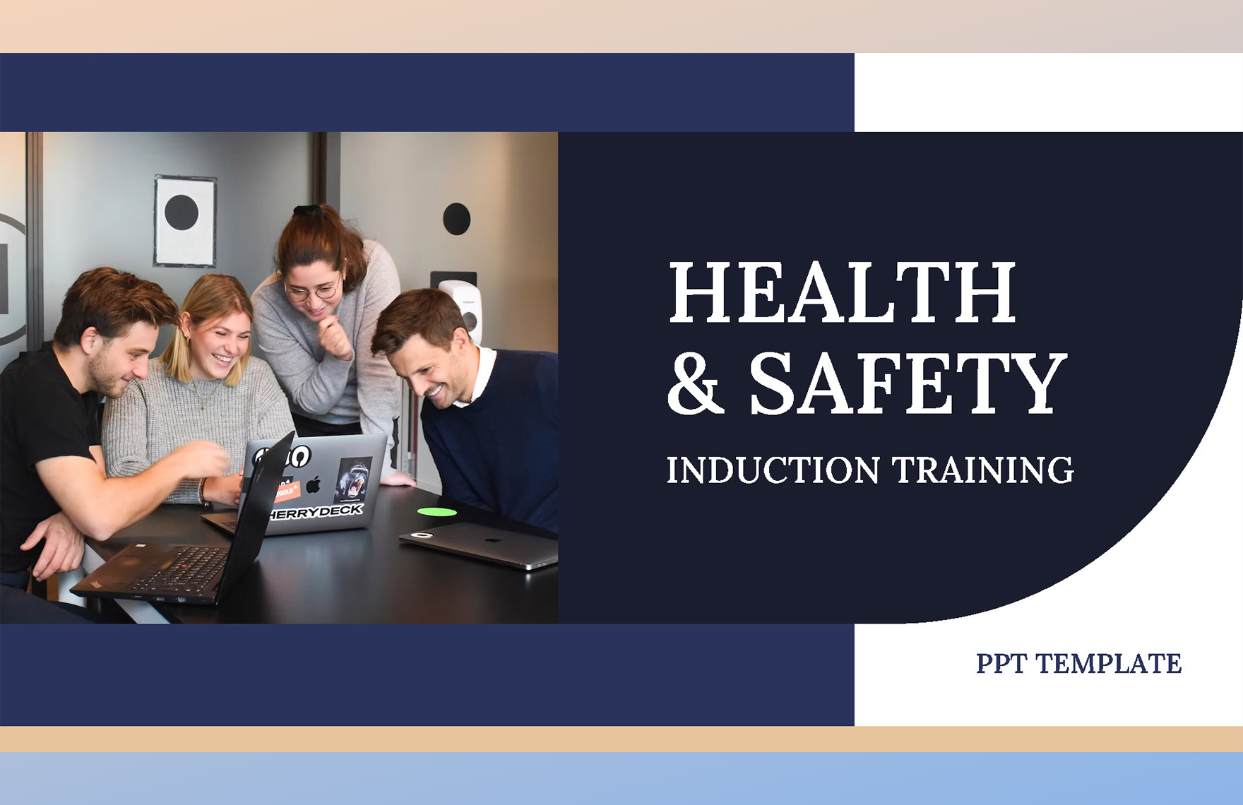Health And Safety Induction Training PPT Template Download Template Health And Safety Induction Training PPT Template Download Template