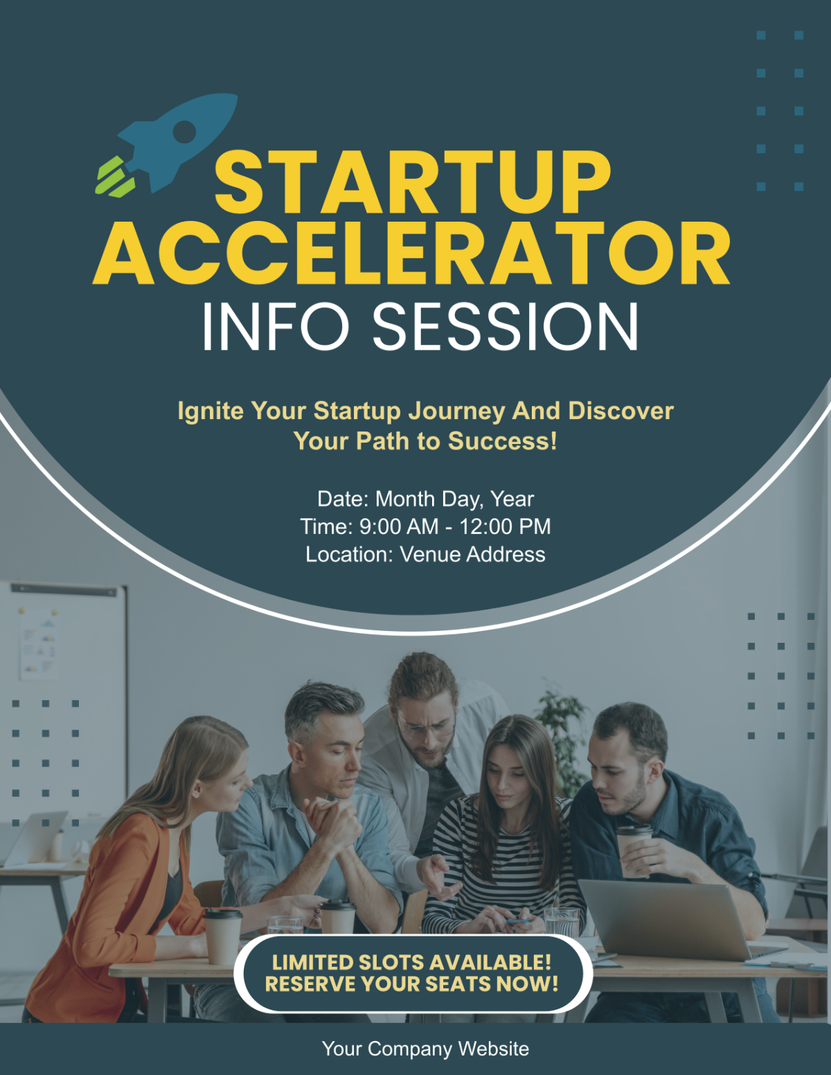 Startup Accelerator Info Session Flyer Template